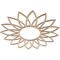 Ekena Millwork Daisy Wood Fretwork Pierced Ceiling Medallion, Alder, 26"OD x 9"ID x 1/4"T CMWP26X26X0250DAAL - alternate 4